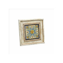 İtalyan Deseni Baskılı Taş Tablo 20x20 689