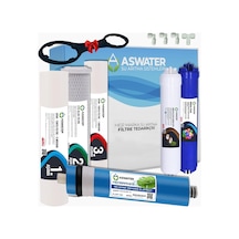 Açık Kasa Su Arıtma Cihazı Aw 6'lı Aşamalı Filtresi Seti Mineral Standart