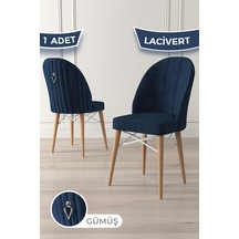 Lacivert - Doğal Ahşap