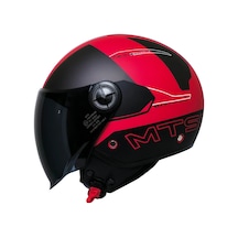 Mts Prohelmet 101 Design Red Kırmızı-siyah