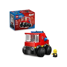 LEGO® City Araçlar – İtfaiye Kamyonu 60482 -5 Yaş ve Üzeri Çocuklar için İtfaiyeci Minifigürüyle Yaratıcı Oyuncak Yapım Seti (67P)