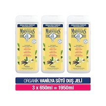 Le Petit Marseillais Vanilya Sütü Duş Jeli 3'lü Paket 650 Ml Biyolojik Olarak Ayrışabilen İçeriklerle Diğer
