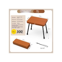 Edwardest Dış Mekan Kamp Saklama Kutusu Katlanır Tabure Katlanabilir Taşınabilir Sandalye Kahverengi