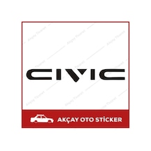 (2 Adet Set ) Civic Sticker Civic Oto Sticker Cıvıc Araba Sticker