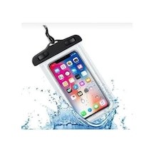 Su Geçirmez Telefon Kılıfı - Uyumluluk, Dokunmatik Şeffaf Ekran, Deniz Ve Havuz Kullanımına Uygun Boyun Askılı Kılıf - Siyah