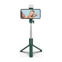 Işıklı Bluetooth Selfie Çubuğu Tripod - Uzaktan Kumandalı, Taşınabilir, Uzatılabilir, Tüm Telefonlarla Uyumlu, Vlog Ve Video Çekimi İçin Ideal