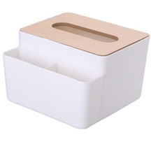 A-beyaz-mendil Tutucu Bambu Kapaklı Tuvalet Kağıdı Kutusu Peçetelik Kılıf Kağıt Mendil Dispenseri Kağıt Havlu Saklama Kutusu Doku Kutuları