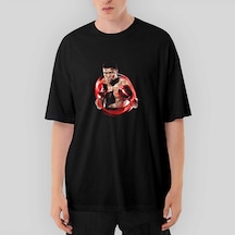 Muhammad Ali Red Oversize Siyah Tişört Siyah