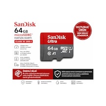 Sandisk 64gb Micro Sdxc Hafıza Kartı Class 10 Uhs-ı 100mb/s