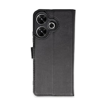 Redmi 13 4g Kılıf Trend S Plus Kapaklı Kılıf - Siyah Bz8683140780593