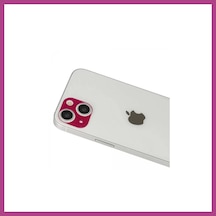 Gees Global Apple iPhone 13 Uyumlu Rainbow Kamera Lens Koruma Cam - Koyu Kırmızı Gbzs