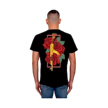 Ak-47 Kalaşnikof Keleş Rose Gül Tişört Unisex T-shirt 001