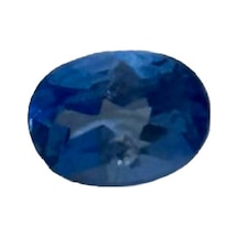 Faset Kesim Doğal Mavi Safir Taşı 1 Karat S049