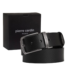 Pierre Cardin Çift Yönlü Deri Erkek Kemer En 4 Cm Pc4099 Siyah