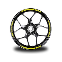Suzukı Yazılı Kısa Yazısız Kısa Dış Şerit 16'Lı Tek Renk Jant Sti
