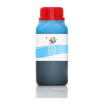 QC Epson SureLab SL D700 Uyumlu Mürekkep 250ml LC Light Cyan Açık Mavi Dye