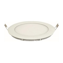 12W YUVARLAK SIVA ALTI LED PANEL BEYAZ 6500K Beyaz