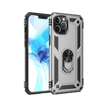 Zore İphone 12 Pro Uyumlu Nvth Vega Kılıf-gri