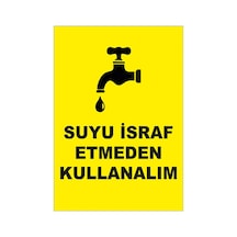 Suyu Israf Etmeden Kullanalım Dekota Levhası 25x35 Cm