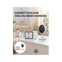 Yakınlaştırma Özellikli Gece Görüşlü Bebek İzleme Kamerası Yeni Nesil Renk