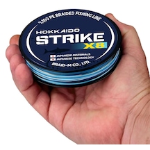 Hokkaido Strike Blue Camo 8 Katlı 0.50.-mm 150-metre Örgü Misina