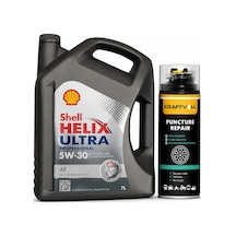 Shell Helix Ultra Pro Af 5W-30 Motor Yağı 7 L + Lastik Tamir Kiti 400 ML