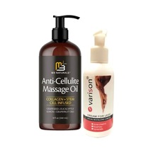 M3 Naturals Anti-cellulite Massage Oil 240 Ml Masaj Yağı + Varison 120 Ml Kremi