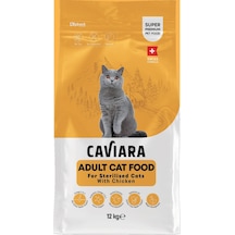 Caviara Tavuklu Yetişkin Kısır Kedi Maması 12 Kg