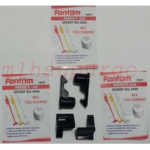 Fantom P 1200 Pratik Süpürge Bez Torbası 3 Adet 2 Tırnak