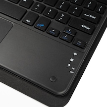 Apple İpad 10.9 2022 10.nesil Zore Border Keyboard Bluetooh Bağlantılı Standlı Klavyeli Tablet Kılıfı