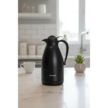 Grandio Çelik Termos Siyah 2 Litre Açık Gri