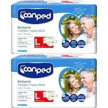 Canped Hasta Bezi Yetişkin Bel Bantlı Polietilen L-Büyük Boy 60 A