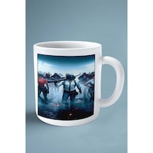 Pubg Battlegrounds Oyun Baskılı Kupa Bardak Çift Taraflı Kişiye Özel Model 5 Çok Renkli