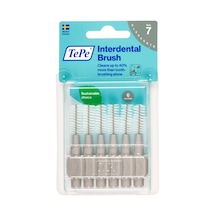 1.3 Mm - Gri Diş Arayüz Fırçası 1 X 6 Adet Açık Ahşap
