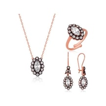 Gümüş Elmas Montür Kadın Set (510776636)