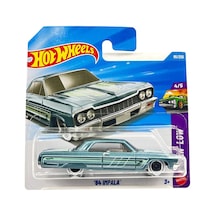 Hot Wheels 64 Impala 1/64 Jjj56 Mavİ