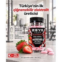 Çiğnenebilir Elektrolit Tablet - Çilek Aromalı 60 Tablet / 108g