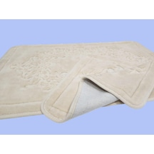 Banyo Paspası Klozet Set 2'li Madrid Capuccino Desenli