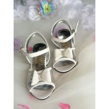 Gala Önü Simli Fiyonklu Topuklu Çocuk Ayk 001