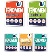 8. Sınıf Fenomen Matematik A -fen Bilimleri A -türkçe A -paragraf A -ink.tarihi Soru Bankası Seti