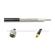 N erkek - SMA erkek 10 METRE LMR240/RWC240 Koaksiyel Kablo 50Ω