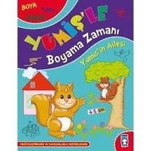 Yumişin Ailesi Boyama Kitabı - Timaş Çocuk Yayınları