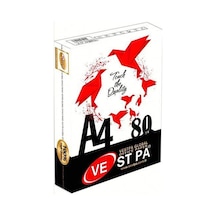 Vestpa A4 Fotokopi Kağıdı 80gr 500 Lü Paket (1 Paket)