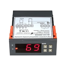 220v 10a Mini Dijital Nem Kontrol Cihazı, %1-99 Ölçüm Aralığı İle Sensörlü