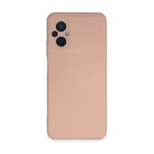 Poco M5 Kılıf Nano İçi Kadife Silikon - Pudra İtdark35468