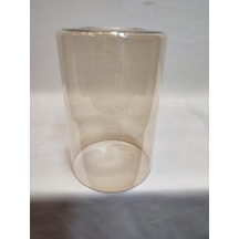 Avize Camı.düz Silindir,bal Rengi, E.27 Çap:10.00cm-h:15.00cm.nor Bal Rengi