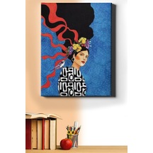 Webstyle Sayılarla Boyama Seti Kasnaklı Çağdaş Kadın 40 X 50 Cm