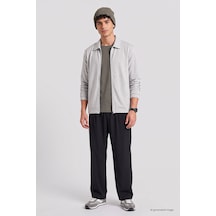 Tommylıfe Gri Rahat Form Erkek Ceket - 88494