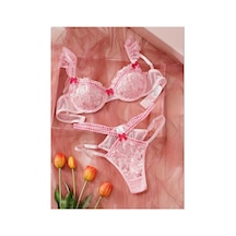 Lilly Rosé Lace Affair Lingerie Set Pembe Pembe