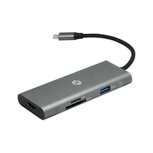 Frisby Fa-7712tc Usb Type-c Hub Hdmı + 3 X Usb 3.0 + Sd-tf + Pd Şarj Kdo
